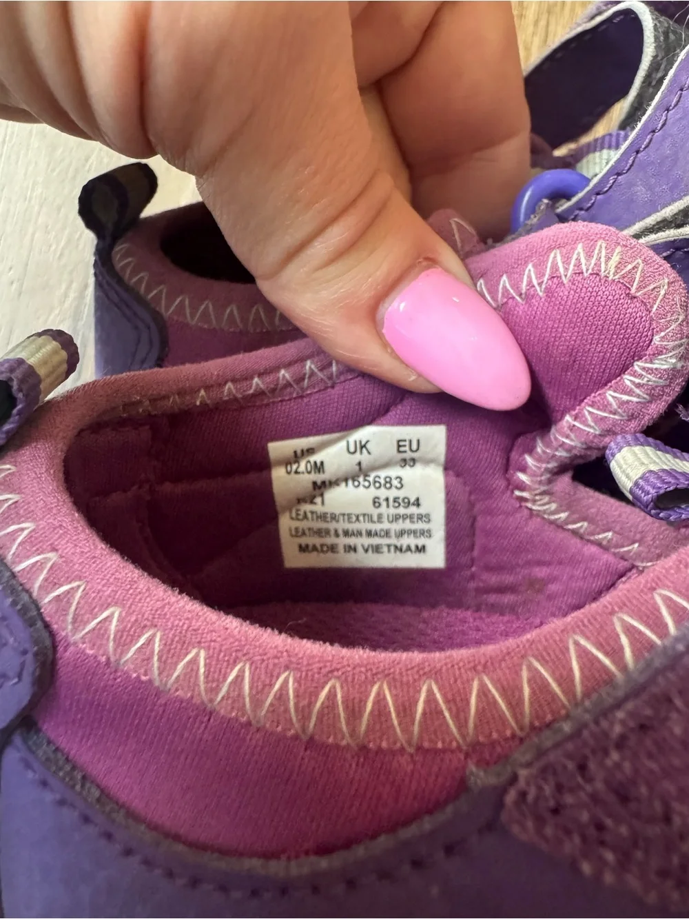 Merrell Kids Purple and Pink Active Sandals